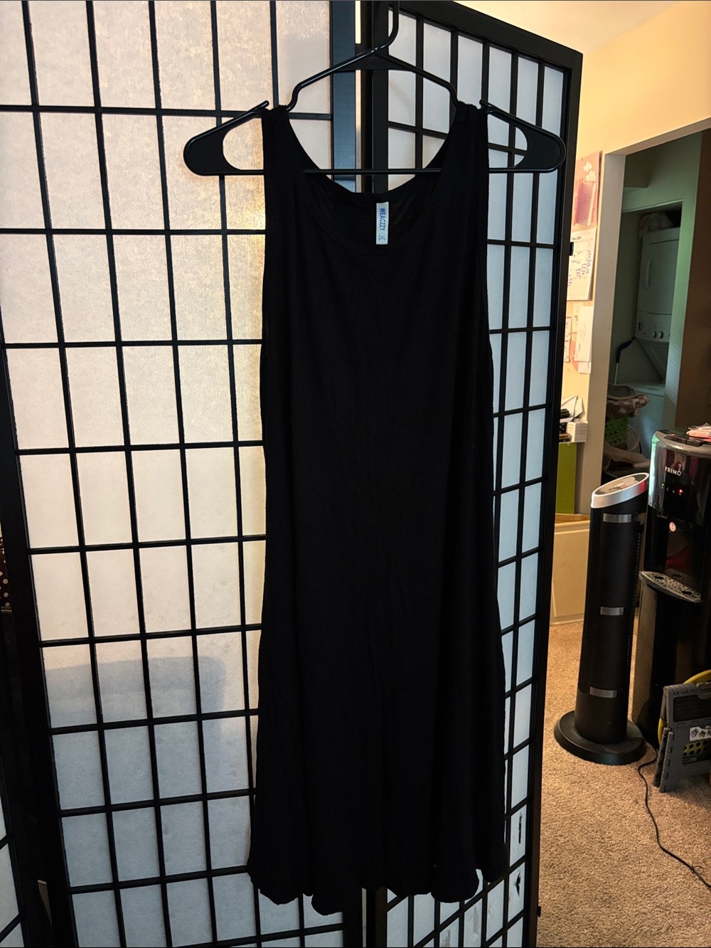 Black Sleeveless A-Line Women’s Dress